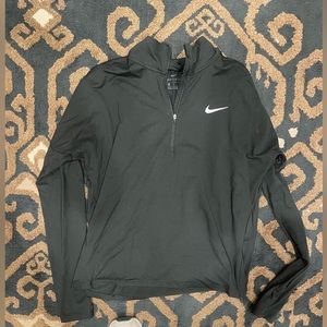Nike Quarter Zip, Size Medium, Black